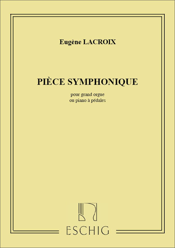 Piece Symphonique Orgue